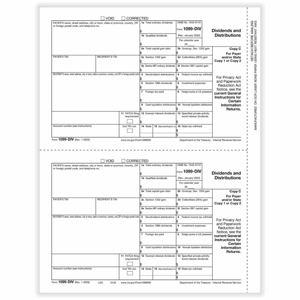 1099-DIV State Copy C #LDC - Forms & Fulfillment