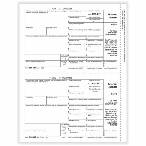 1099-INT State Copy C #LIC - Forms & Fulfillment