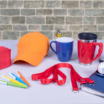 Composition,Of,Different,Promo,Products,With,Rich,Colors,-thermo,Mugs,